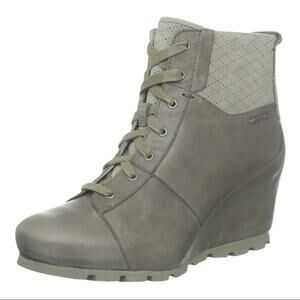 Merrell Wedgetarian Lexi Wedge Boot In Aluminum